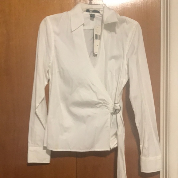 Ralph Lauren wrap body top - Picture 2 of 8